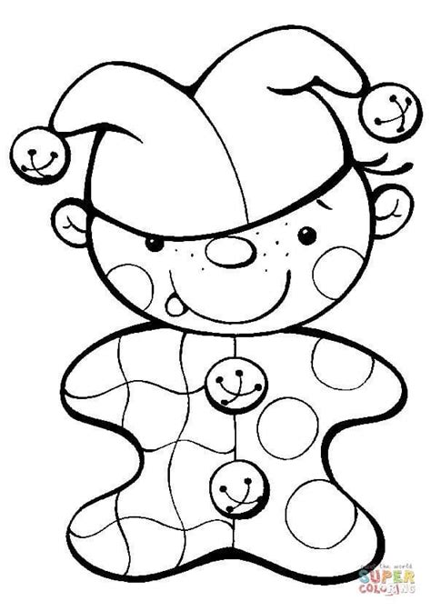 clown coloring page pages printable  adults toddlers scary halloween
