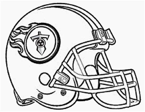 football helmet coloring pages    print
