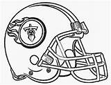 Coloring Helmet Football Pages Nfl Printable Drawing Steelers Logo Helmets Tennessee Cliparts Clipart Template Packers Bay Green Halo Broncos Clip sketch template