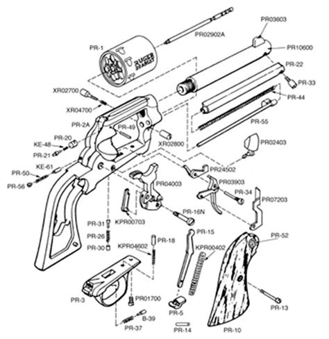 ruger wrangler parts diagram