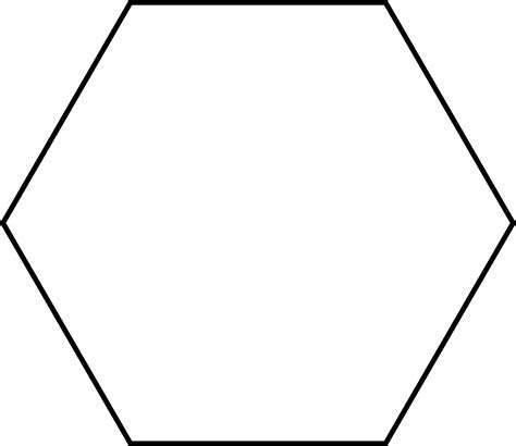 large hexagon  pattern block set clipart