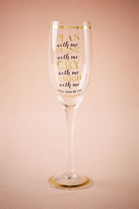 champagne flute ways to ask bridesmaids popsugar love and sex photo 6