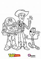 Woody Forky Lightyear sketch template