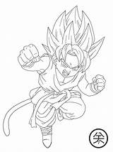 Goku Gt Kid Coloring Ssj Pages Super Dbz Ssj4 Lineart Jp7 Dragon Ball Print Sayan Turn Into When Deviantart Popular sketch template