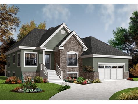 hernlake raised ranch home plan   search house plans