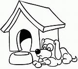 Dog House Coloring Kennel Doghouse Pages Kids Drawing Outline Template Clipart Colouring Printable Sketch Resident Clip Getdrawings Popular Templates sketch template