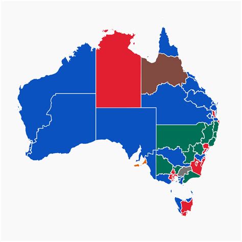 australian election map   lying   abc news