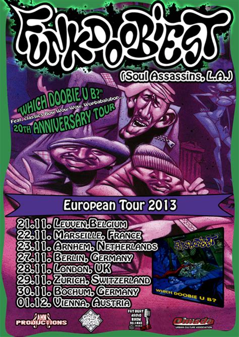 funkdoobiest 20th anniversary european tour blackout hip hop