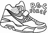Coloring Pages Kd Getdrawings Shoes sketch template
