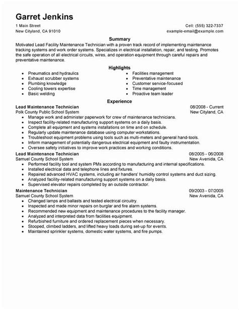 janitor job description resume lovely facility lead maintenance