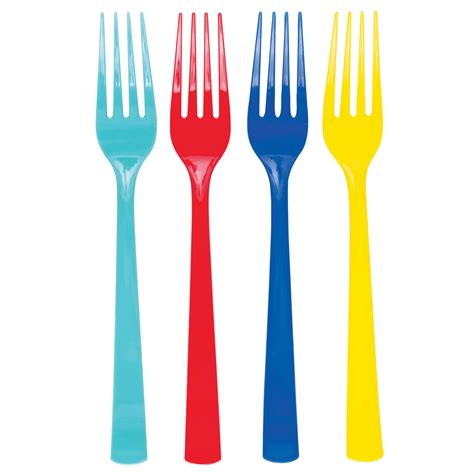 assorted color plastic forks pcs walmartcom