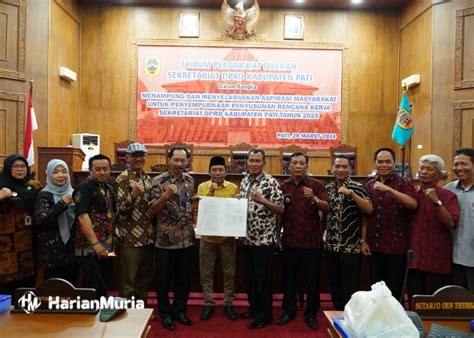 dprd pati sempurnakan rencana kerja   lewat forum perangkat daerah