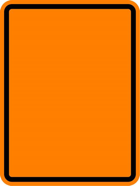 custom orange vertical rectangle sign row signs  graphics