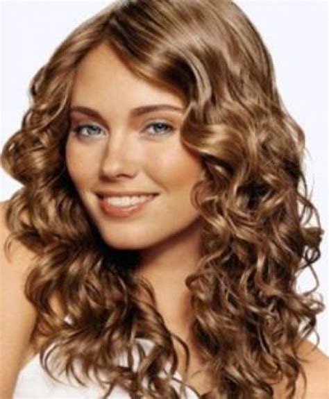 light brown curly hair