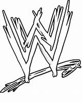 Wrestling Wwe Coloring Pages Getcolorings Colori Color sketch template