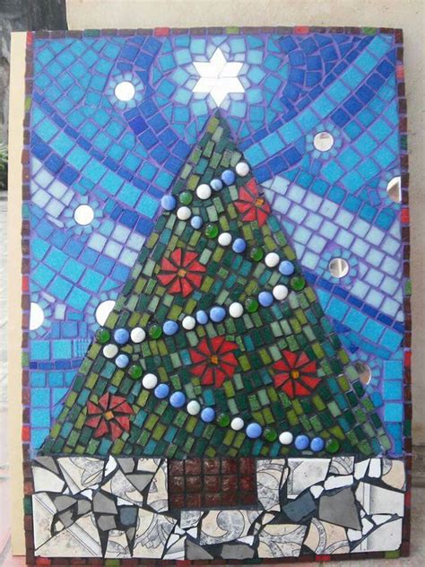 mary dany mosaic crafts christmas mosaics mosaic tree