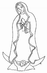 Lady Coloring Guadalupe Mary Pages Saints Virgen Catholic Virgin Kids Para Colorear La Dibujos Holy Desde Guardado Dibujo God Inmaculada sketch template