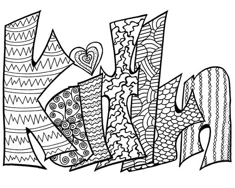 mikayla  pages  print coloring pages