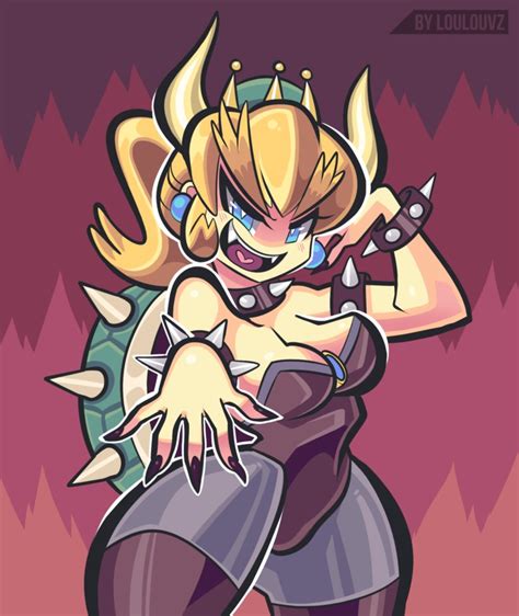 bowsette by loulouvz on deviantart