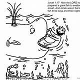 Jonah Whale sketch template