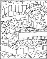 Karla Gerard Coloring Pages Folk Colouring Primitive Patterns Embroidery Books Doodle Abstract Ebay Flowers Pattern sketch template