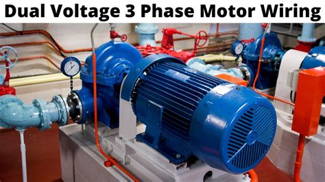 dual voltage  phase motor wiring   wire  multi voltage  phase motor simple easy