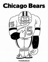 Coloring Chicago Book Bears Football Trump Activity Kids sketch template