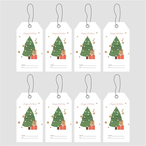 avery printable gift tags     printablee
