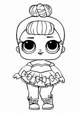 Lol Coloring Dolls Sheet Doll Pages Template Baby sketch template