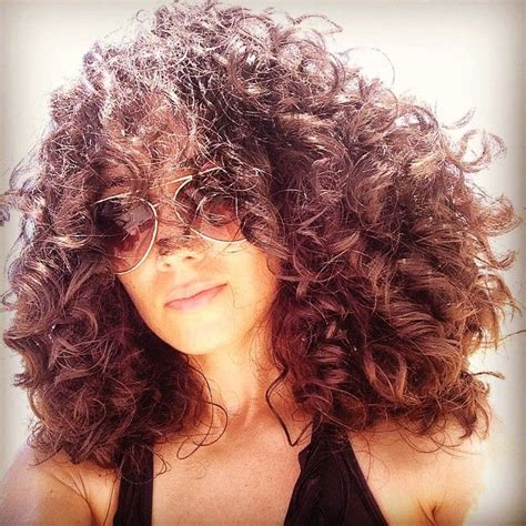 curl   mission  instagram fresh haircut beach day curly