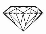 Diamond Coloring Pages Drawing Ring Azcoloring Kids Shape Gem Color sketch template