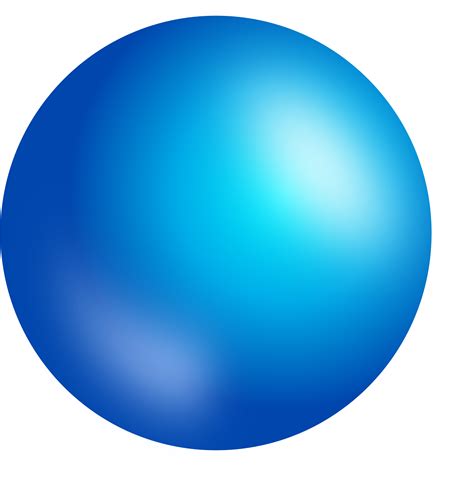 clipart ball sphere blue sphere png transparent png