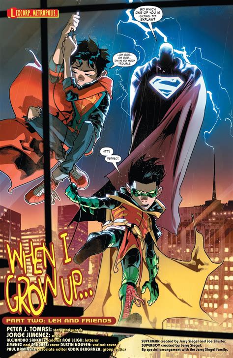 weird science dc comics preview super sons 2