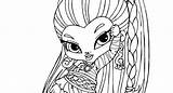 Monster High Coloring Pages Baby Getcolorings sketch template