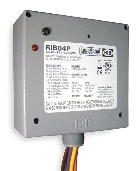 functional devices  rib prewired relay vac       dpdt etcribp