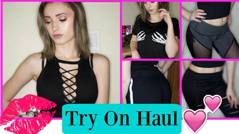 Huge Sexy Try On Clothing Haul Youtube