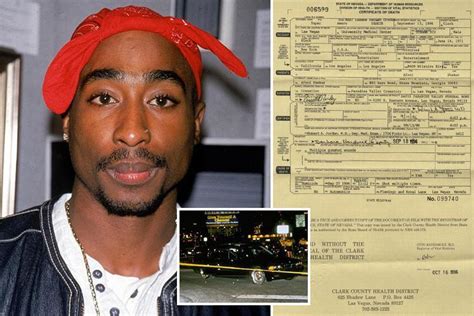 tupac shakur s original death certificate which reveals chilling