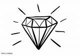 Diamond Coloring Pages Print Click sketch template