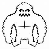 Yeti Abominable Goosebumps Ultracoloringpages sketch template