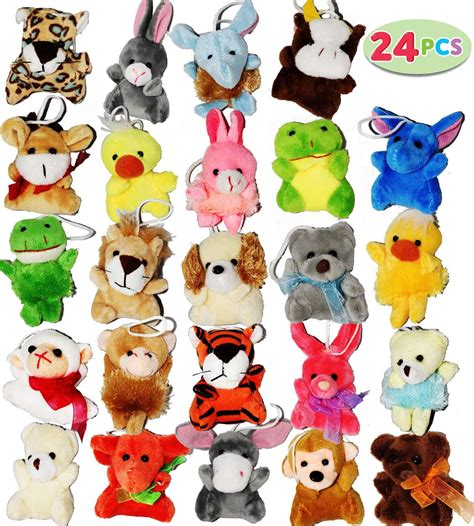 joyin toy  pack  mini animal plush toy assortment  units   kids party favors