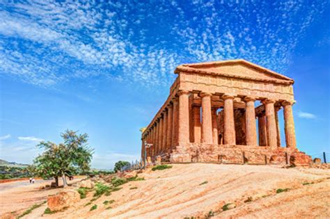 el valle de los templos gloriosos monumentos griegos en sicilia