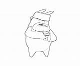 Blob Coloring Character Pages Another sketch template