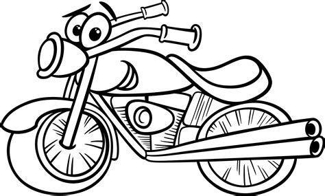 motorcycle drawing  kids  getdrawings