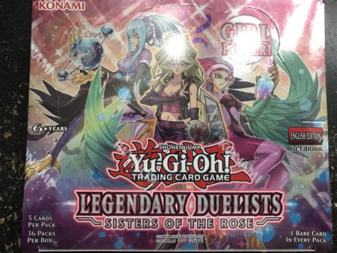 Yu Gi Oh Legendary Duelists Sisters Of The Rose Booster Box 1st Edition