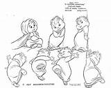 Coloring Chipmunks Alvin Pages Chipwrecked Popular Library Clipart sketch template