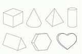 3d Coloring Pages Printable Popular Shapes Books Coloringhome sketch template