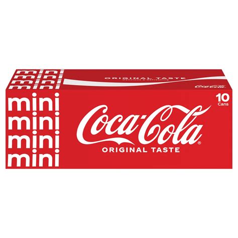 coca cola pk fl oz mini cans  ct  fl oz shipt