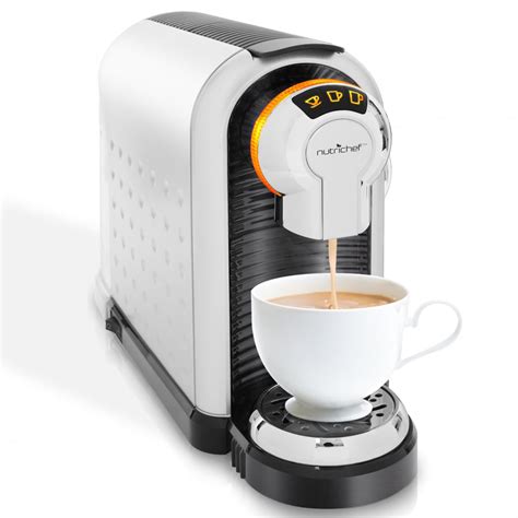 nutrichef pknespreso espresso machine automatic capsule espresso maker works