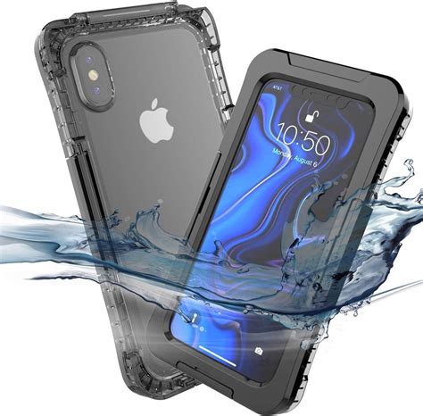 waterdichte hoesje voor iphone xs  waterproof case tot  meter heavy armor stofdicht bolcom
