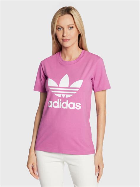 Adidas T Shirt Adicolor Classics Trefoil Hk9640 Rosa Regular Fit